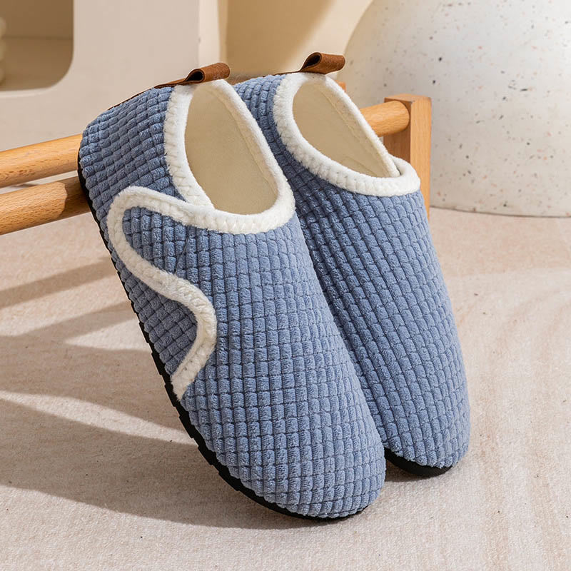 Plus Size Cozy Lightweight Slippers - Blue - EU43-44(US9-10) - image 12