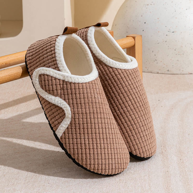 Plus Size Cozy Lightweight Slippers - Brown - EU43-44(US9-10) - image 11