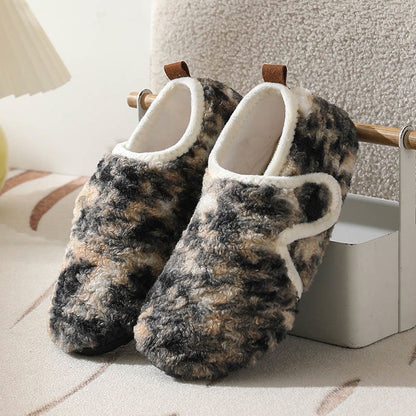 Plus Size Rip Tape Slippers - Leopard - EU43-44(US9-10) - image 12