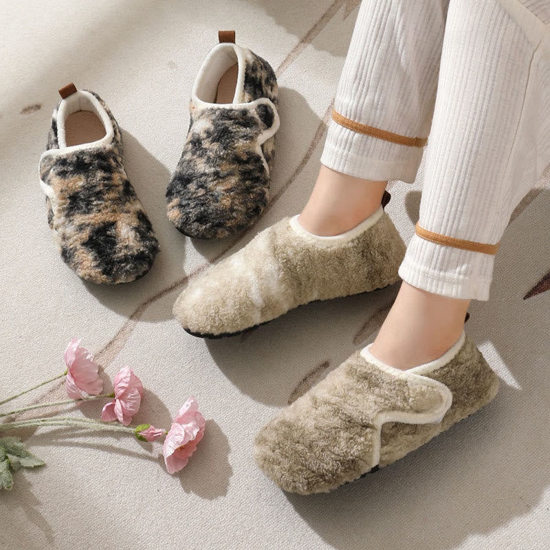 Plus Size Rip Tape Slippers - image 1