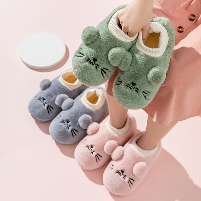 Plus Size Cartoon Cat Slippers - image 4
