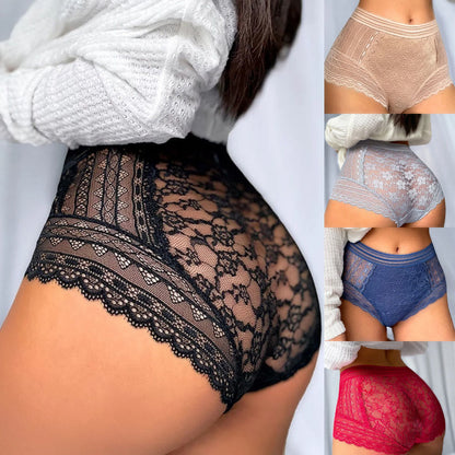 Plus Size Full Lace Panty(2 Packs)