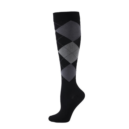 Diamond Lattice Compression Socks(3 Pairs)