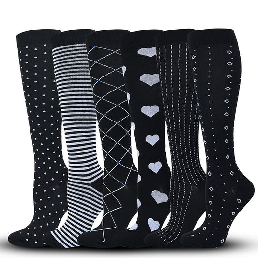 Lines Love Stripes Compression Socks(6 Pairs)