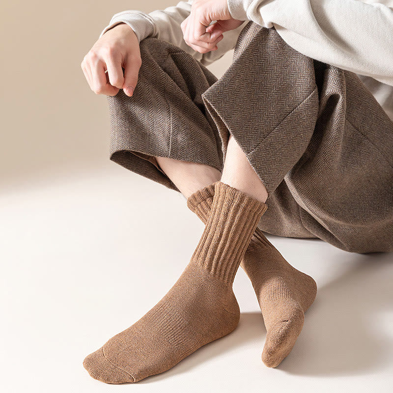 Thick Stripes Quarter Socks(4 Pairs) - image 5