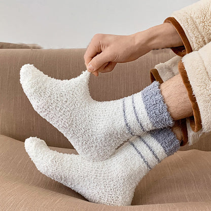 Coral Fleece Quarter Socks(6 Pairs) - image 6