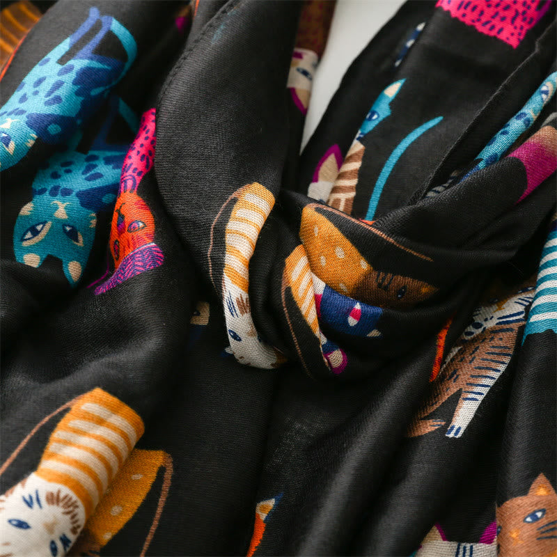 Cut Cat Warm Scarf - image 5