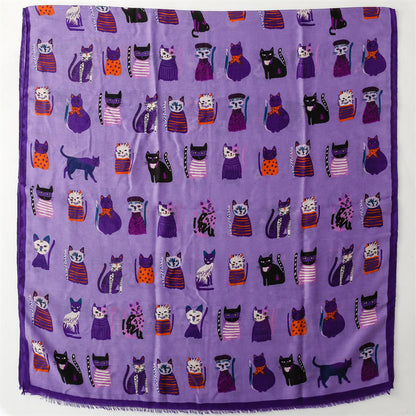 Cut Cat Warm Scarf - image 8