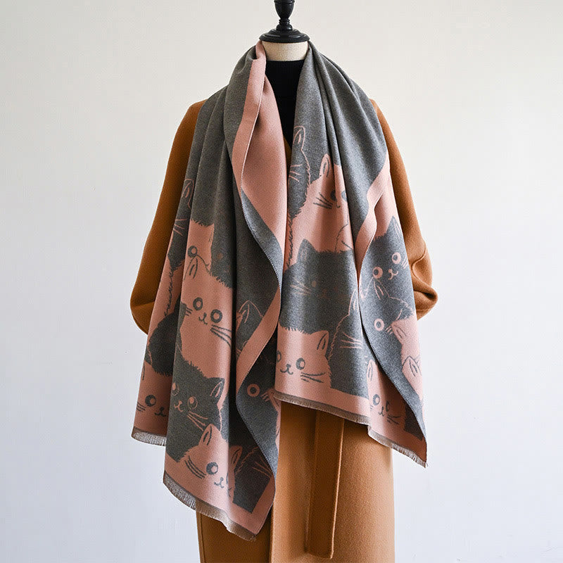 Warm Lovely Winter Blanket Scarf - image 6