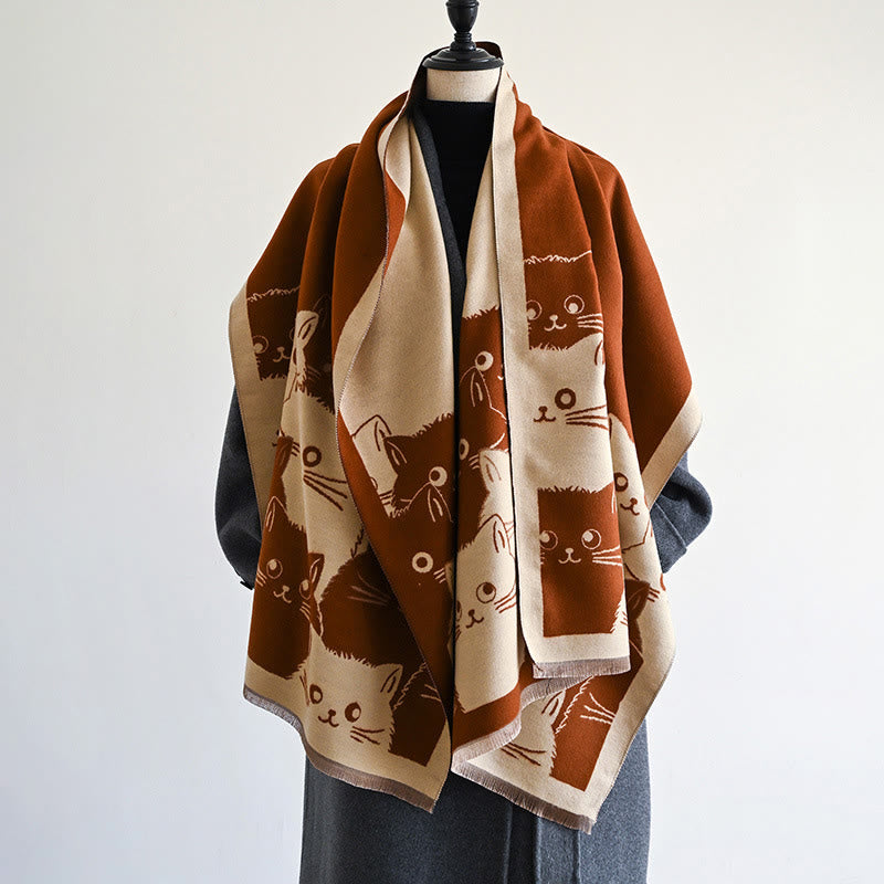 Warm Lovely Winter Blanket Scarf - image 8