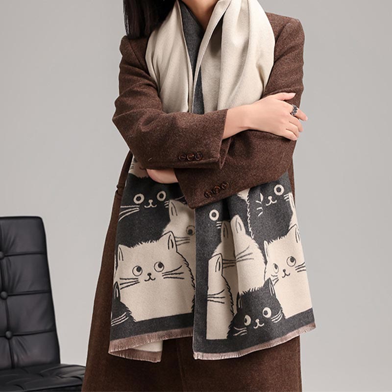 Warm Lovely Winter Blanket Scarf - image 2