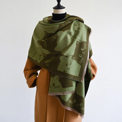 Warm Lovely Winter Blanket Scarf - image 9