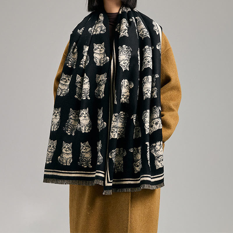 Adorable Animal Long Blanket Scarf