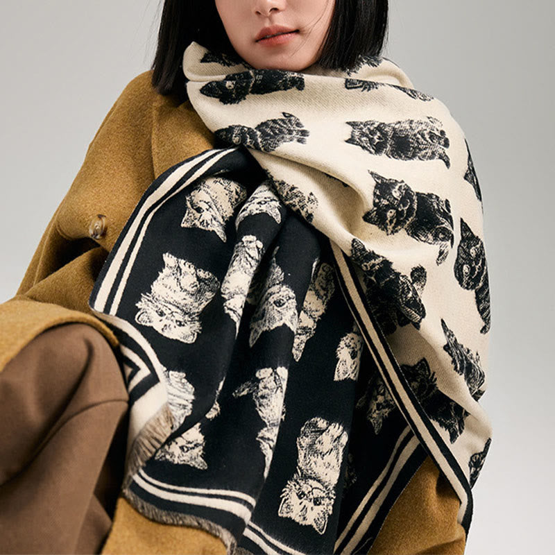 Adorable Animal Long Blanket Scarf