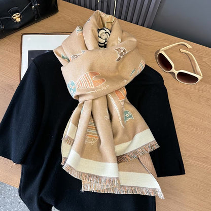 Cute Painting Blanket Scarf - image 8