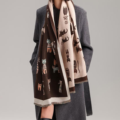 Cute Painting Blanket Scarf - image 2