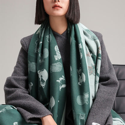 Stylish Cat Soft Blanket Scarf