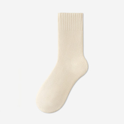Solid Color Versatile Quarter Socks(5 Pairs) - White - EU39-45(US6-11) - image 7