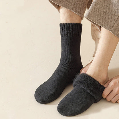 Plus Size Solid Color Versatile Quarter Socks(5 Pairs)