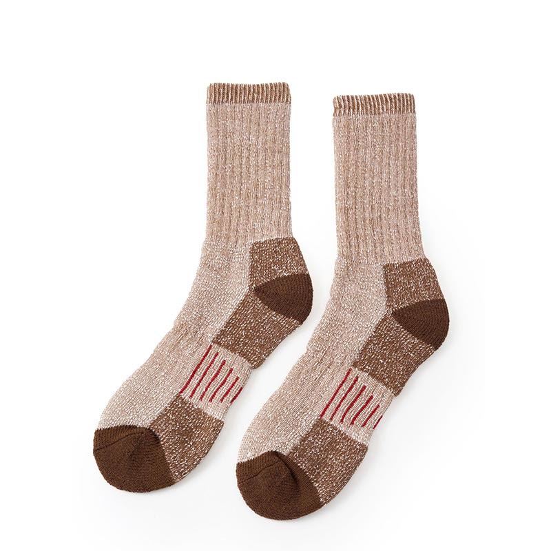 Plus Size Chunky Needle Soft Crew Socks(5 Pairs) - Coffee - EU40-44(US10-13) - image 2