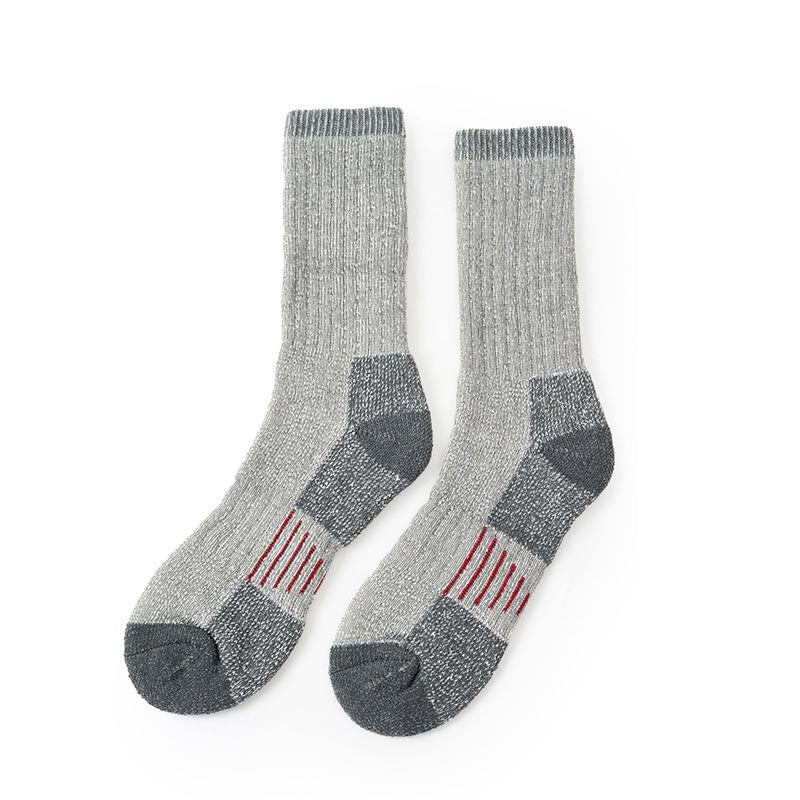Plus Size Chunky Needle Soft Crew Socks(5 Pairs) - Grey - EU40-44(US10-13) - image 5