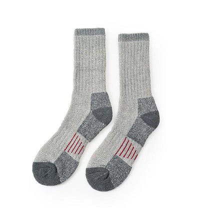Plus Size Chunky Needle Soft Crew Socks(5 Pairs) - Grey - EU40-44(US10-13) - image 5