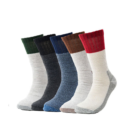 Plus Size Walking Cosy Crew Socks(5 Pairs) - Multicolor - EU42-45(US10-13) - image 0