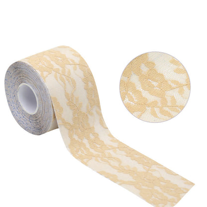Disposable Invisible Lifting Lace Nipple Tape(2 Rolls) - Nude - image 5