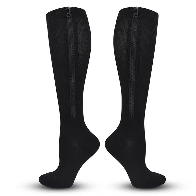 Plusock Plus Size Classic Zipper Compression Socks 2XL-7XL - image 4