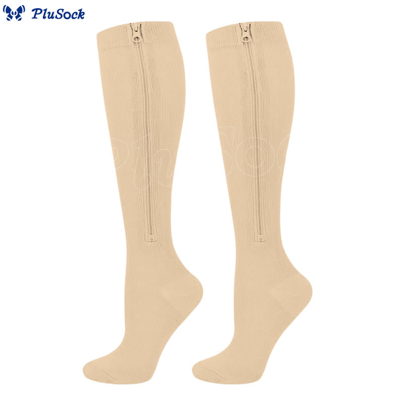 Plus Size Classic Zipper Compression Socks 2XL-7XL - image 10