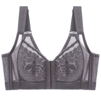 Plus Size Front Closure Lifting Wireless Bra