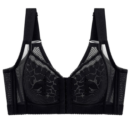 Plus Size Front Closure Lifting Wireless Bra