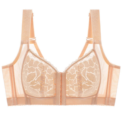 Plus Size Front Closure Lifting Wireless Bra