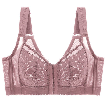 Plus Size Front Closure Lifting Wireless Bra