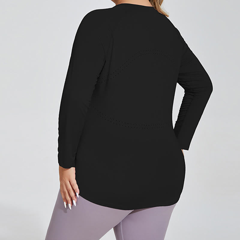 Long Sleeve Sportswear Yoga Shirt - image 4