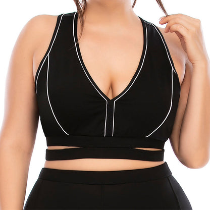 Plus Size Yoga Sports Set - Bra - 3XL - image 5