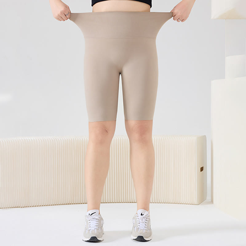 Plus Size High-Waist Biker Short