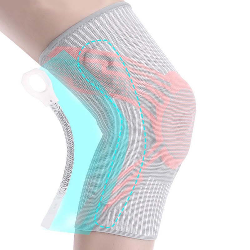 Silicone Pad Support Knee Sleeve - image 8