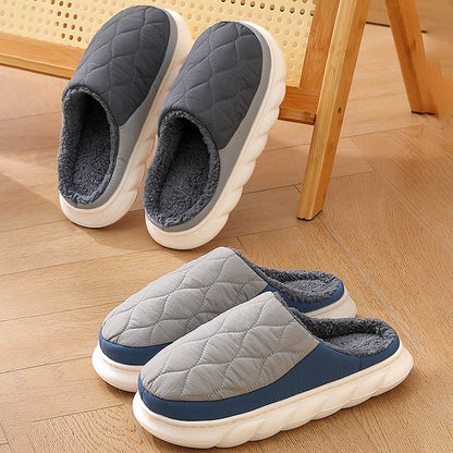 Plus Size Heat Storage Warmth Slippers - image 1