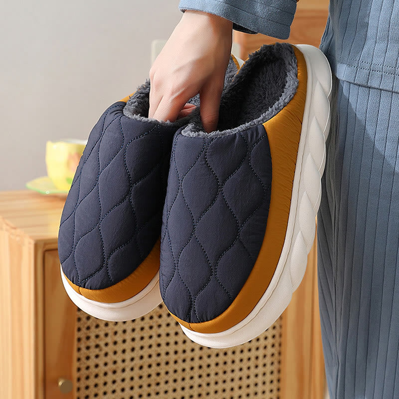 Plus Size Heat Storage Warmth Slippers - image 0