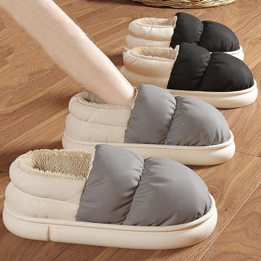 Plus Size Windproof Warm Slippers - image 0