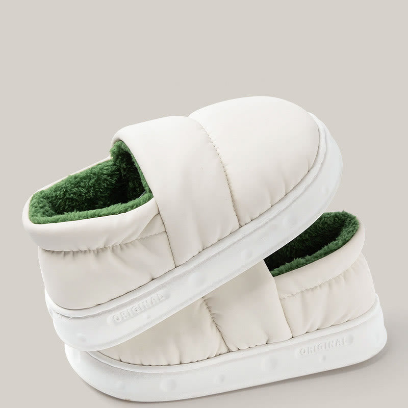 Plus Size Waterproof Soft Slippers - White - EU43-44(US9-10) - image 6