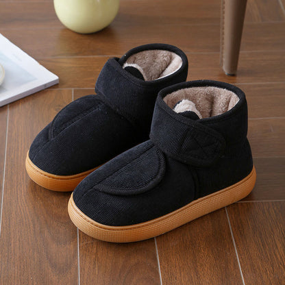 Plus Size Edema Feet Diabetic Ankle Slippers - Black - EU45-46(US11-12) - image 9