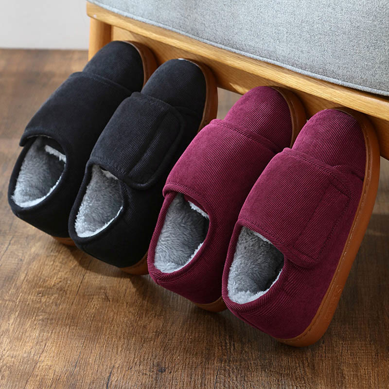 Plus Size Anti Skid Adjustable Diabetic Slippers - image 8
