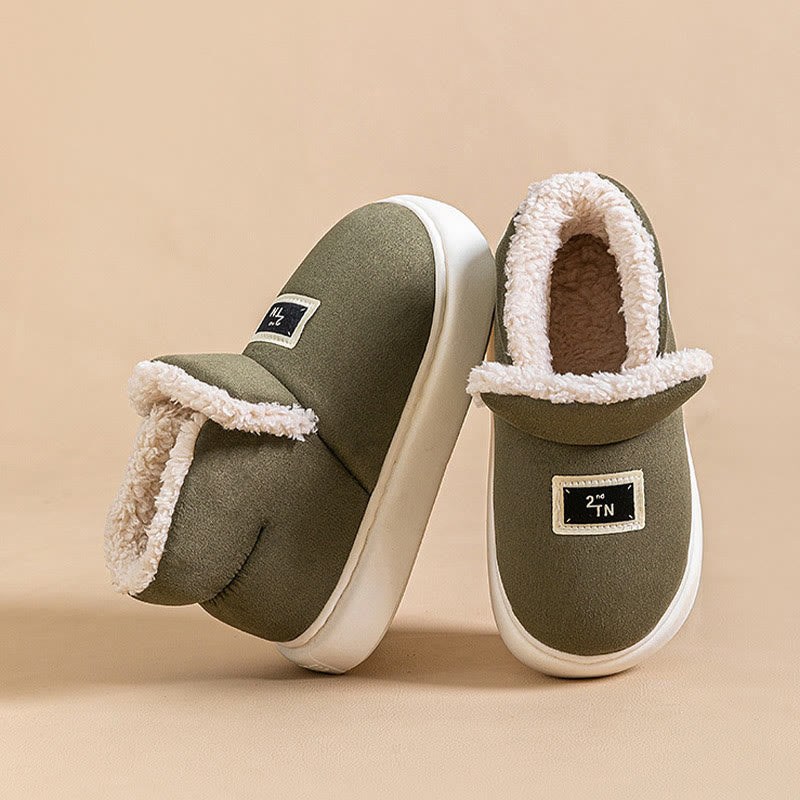 Plus Size Memory Foam Soft Slippers - Army Green - EU43-44(US9-10) - image 11