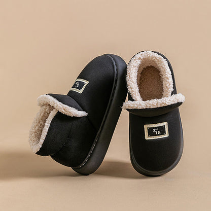 Plus Size Memory Foam Soft Slippers - Black - EU43-44(US9-10) - image 9