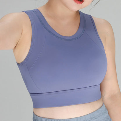 Plus Size Shock-resistant Wireless Sports Bra