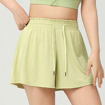 Plus Size High Waist Quick Dry Sports Short