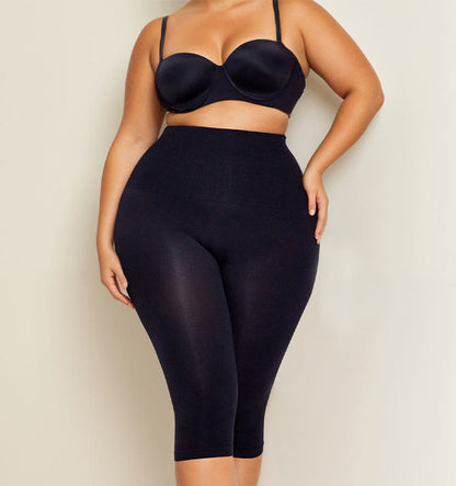 Plus Size High Waist Seamless Body Shaper Capri - image 4