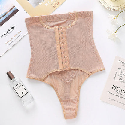 Plus Size Tummy Control High Waist Shapewear Thong - image 6
